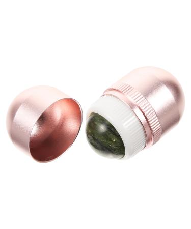 Angoily Jade Roller Face Roller for Portable Facial Roller Face Eye Puffiness Roller Face Puffiness Roller Facial Skin Care Tool Pink Eyes Nursing Supplies Metal