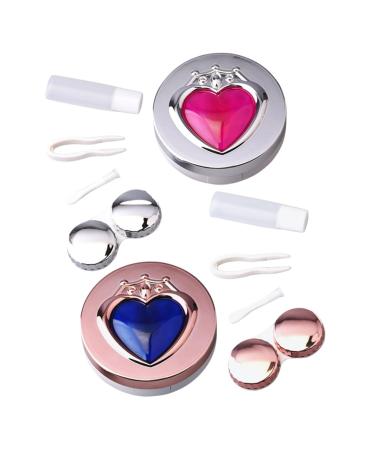 Hapinary 2st contact lens container toothbrush holder from ceramic care set for contact lenses contact lens organizer pine trainer glasses case pp colored contact lenses travel