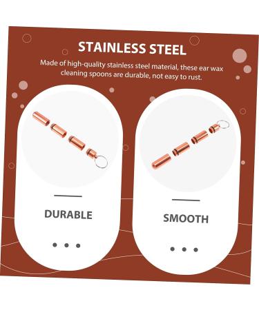 Healifty Ear Cleaning Kit - Stainless Steel Spring Ear-Picker Set for Adults - Buy Online on GoSupps.com
