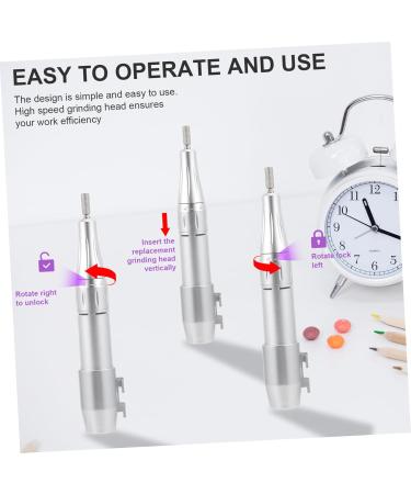 Healeved Nail Polisher Aluminum Alloy Mute Nail Supplies 14X7X2.5CM Silver - Buy Online on GoSupps.com