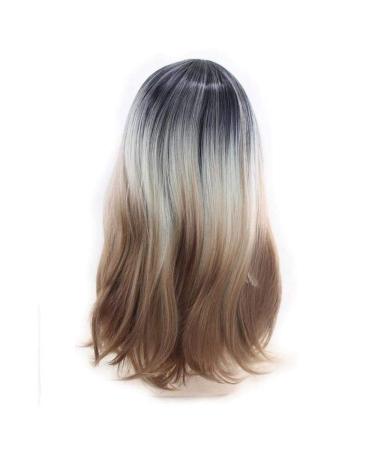 Shop Blonde Grey Curly Short Bob Wig for Women | Synthetic Afro Anime Cosplay Hair - Perfect for Parties & 80s Style - Buy Online on GoSupps.com