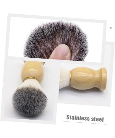 Beavorty Razor Brush Set - Portable Hair & Beard Brush Soap Tool & Bathroom Accessories for Men - Perfect for Shaving & Grooming - Buy Online on GoSupps.com