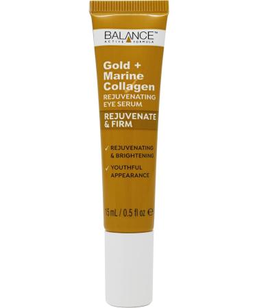 Balance Active Formula Gold and Marine Collagen Eye Serum - 15ml | Reduces Fine Lines & Wrinkles, Fast Absorbing - Buy Online on GoSupps.com