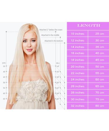 Elailite Invisible Hair Extensions - 20 Pieces Remy Tape Extensions 45cm 50g #613 Bleached Blonde Real Human Hair - Buy Online on GoSupps.com