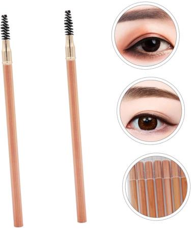 Healvian 2pcs Double Ended Eyebrow Pencil with Brush Eye Brow Pen Eyebrow Pencil Brown Brow Pen Brush Wood - Buy Online on GoSupps.com