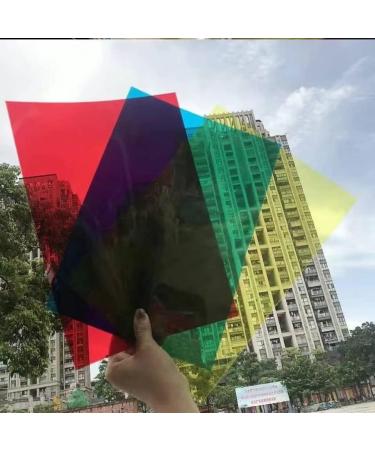 10 Pack Colored Lighting Gel Filters - Red Correction Gel Filter Sheets for Film, Video, Photo, Stage - 8.5x11 Inch Transparent Color Overlays - Buy Online on GoSupps.com