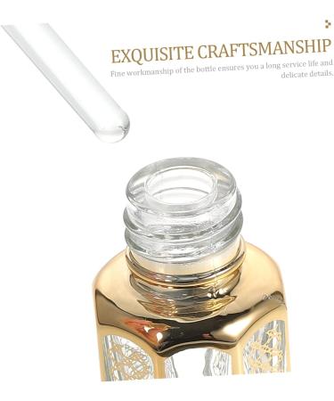FRCOLOR 1pc perfume bottle refillable eye drop bottle essential oil dropper bottle empty eye drop p_b09kmvf7lm empty drop bottle p_b00kd3v45o vintage travel Glass perfume rack alloy shell - Buy Online on GoSupps.com