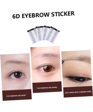 POPETPOP 5pcs Eyebrow Stickers Waterproof Stickers Brow Transfers Imitation Eyebrow Sticker Make up Lip Gloss - Buy Online on GoSupps.com