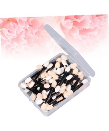 MAGICLULU 50 Pcs Eyeshadow Double Head Professional Makeup Brushes Travel Cosmetic Sponge Makeup Tools Size 1 Black - Buy Online on GoSupps.com