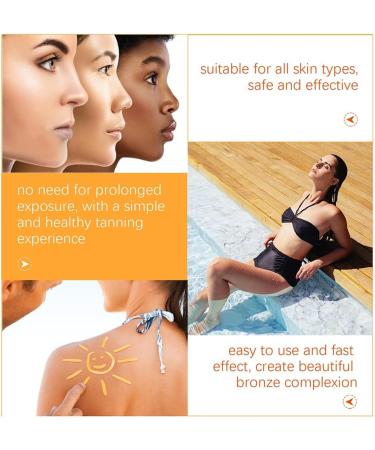 DUBUSH 2023 Pineapple Tanning Gel 100g Pineapple Tanning Gel for Outdoors Pineapple Tanning Cream Self Tanning Lotion Self Tanning Cream Luxury Gel Intense Tan - Buy Online on GoSupps.com