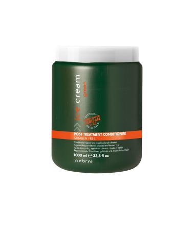 Inebrya Ice Cream Post-treatment Conditioner Ph 4.4- Paraben Free with Sunflower and Argan 33.8 Oz