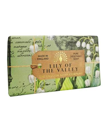 The English Soap Company  Lily of the Valley Soap Bar  Anniversary Collection  200g Lily of the Valley 1 Count (Pack of 1)