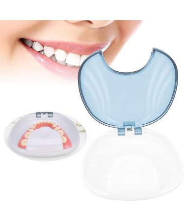 Portable Denture Box | Gray Tooth Holder for Dentures & Earplugs | Durable & Stylish Storage Solution - Buy Online on GoSupps.com
