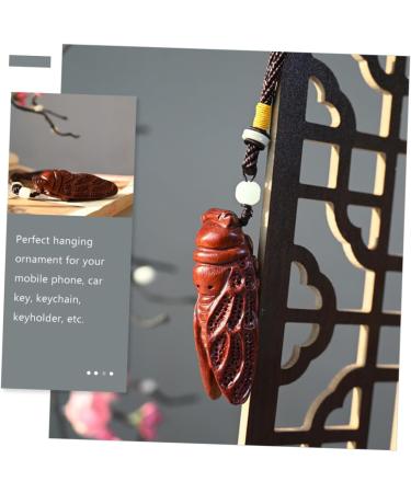 Beaupretty Wooden Car Accessories - Unique Phone Decor & Key Rings | Handcrafted Sandalwood Car Ornaments - Buy Online on GoSupps.com