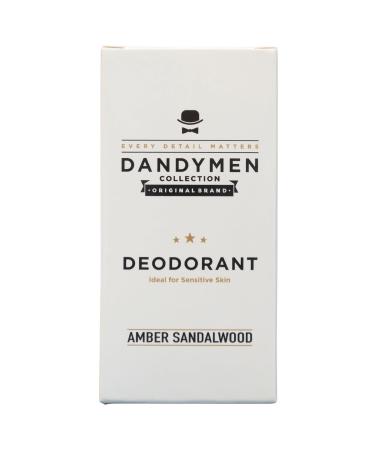 DandyMen Amber Sandalwood Deodorant 2.5 oz - All-Natural Long-Lasting Freshness for Men | International Shipping Available - Buy Online on GoSupps.com