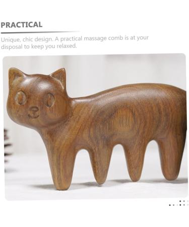 Beavorty 2-in-1 Kitten Massage Comb | Full Body & Scalp Massage Tool for Relaxation & Grooming - Buy Online on GoSupps.com