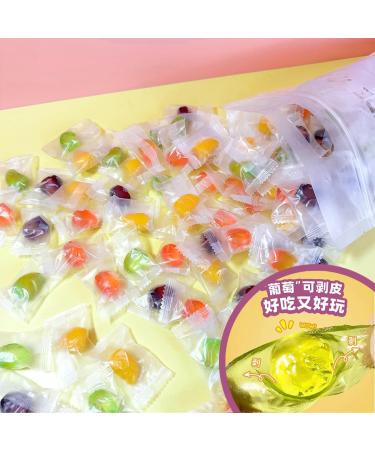 White peach juice fudge peeled mango soft candy fruit snack gift pack grape gummies assorted sugar preserved fruit healthy snacks Dim sum desserts sweets wedding candy (Green grapes 50g) Green grapes 50g - Buy Online on GoSupps.com