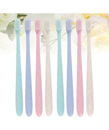 Shop Gleavi Vegan Organic Toothbrushes - 2 Boxes of 8 Soft Bristle Hanging Brushes for Travel & Teeth Care - Buy Online on GoSupps.com