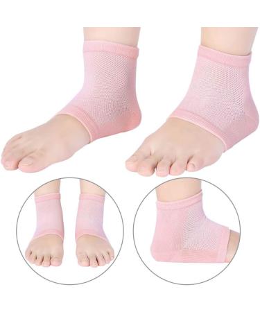 Heel Socks Gel Pads 2 Pair for Plantar Fasciitis Heel Moisturizing Ankle Support Pain Relief Anti-Crack Protector Foot Sleeves Care (Yinhingrkov0s9mbc-02) - Buy Online on GoSupps.com