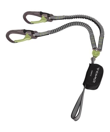 CAMP Kinetic Gyro Rewind Pro Grey - Effective functional via ferrata set size 95-115 cm - colour Grey - Green