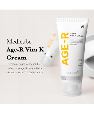 Medicube Age-R VITA K Cream | Elastin Boost for Stretched Skin | Targets Redness | Hypoallergenic | Korean Skin Care - International Shipping Available - Buy Online on GoSupps.com