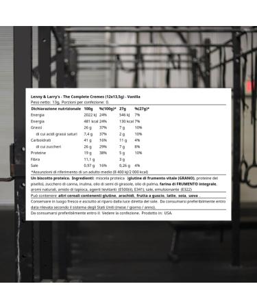 The Complete Cremes - Vanilla Flavor (12x13.5g) | Buy Online | Free International Shipping - Buy Online on GoSupps.com