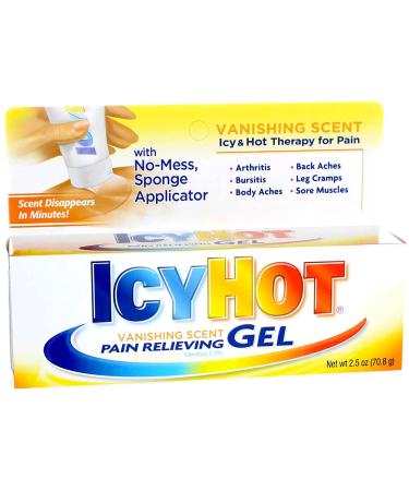 Icy Hot Vanishing Gel 2.5oz - Maximum Pain Relief Gel for Fast Relief | International Shipping Available - Buy Online on GoSupps.com