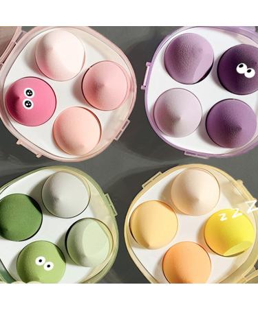 Buy 4PCS Stretchy Portable Elastic Beauty Sponge Set for Flawless Foundation - Smooth Makeup Applicators with Box | International Shipping Available - Buy Online on GoSupps.com