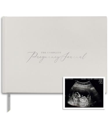 Pregnancy Journal Memory Book - Pregnancy Journals For First Time Moms (Silver) - 250 Pages - Pregnant Mom Gifts Diary Planner Tracker