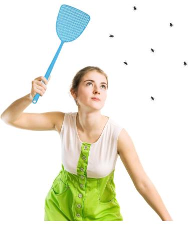 TuParka 10 Pack Fly Swatters - Manual Pest Control Long Handle Plastic Insect Swatters in Blue Green & Pink for Home Use - Buy Online on GoSupps.com