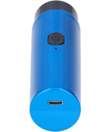 Mini Electric Shaver for Men - Portable & Rechargeable Low Noise Travel Shaver (Blue - Buy Online on GoSupps.com