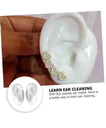ULTECHNOVO 3 Pairs Soft Silicone Ear Models - Acupuncture & Jewelry Display Ear Mold Kit for Cleaning & Crafts - Buy Online on GoSupps.com