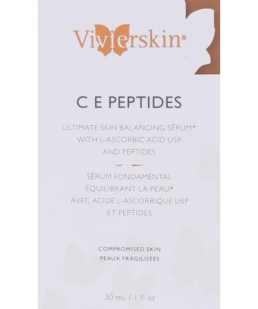 VivierSkin C E Peptides Serum - 1 fl oz | Powerful Antioxidant & Anti-Aging Formula - Buy Online on GoSupps.com