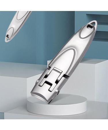 Professional Nail Clippers | Nail Clippers | Stainless Steel Nail Clippers | Precision Nail Trimmers | Curved Edge Nail Trimmers | Nail Clippers with Catcher | Heavy-Duty Nail Clippers | Curved Edge Silver - Buy Online on GoSupps.com