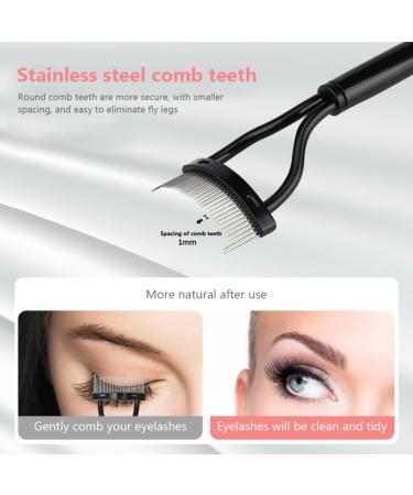 Eyelash Separator Tool 2in1 Eyelash Comb Kit Eyelash Brush Eyebrow Brush Lash Comb for Eye Makeup Accessory 3PCS Eyelash Comb Kit - Buy Online on GoSupps.com