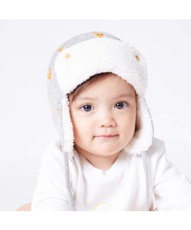 Gajaous Winter Animals Earflap Beanie Hat for Baby Boys Girls | Infant Dinosaur Fox Pattern Fleece Lining | Warm Hat 1-2 Years - Buy Online on GoSupps.com