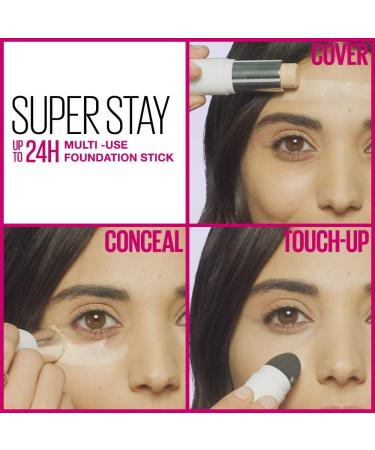 Maybelline Super Stay Foundation Stick Deep Bronze 0.25oz - For Normal to Oily Skin - Buy Online on GoSupps.com