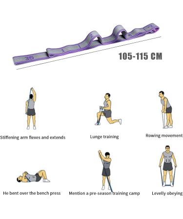Mocobo Yoga Stretch Belt - 8 Loop Gymnastics Band & Fitness Straps - Highly Elastic Yoga Accessories for International Shipping - Buy Online on GoSupps.com