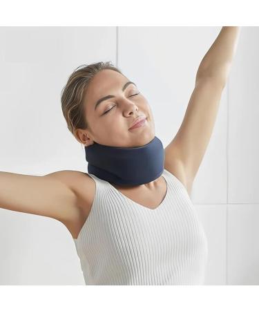 Neck Support Brace Neck Brace for Neck and Support for Women Men Neck Brace for Sleeping Soft Foam Relieves Pressure in Spine 2pcs yl-105023(Color:Black+Pink) - Buy Online on GoSupps.com