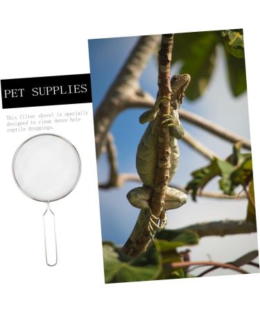 INOOMP 2pcs Pet Sand Shovel Fish Tank Filters Spider Terrarium Terrariums Lizard Terrarium Stainless Steel 26x14cmx2pcs Silverx2pcs - Buy Online on GoSupps.com