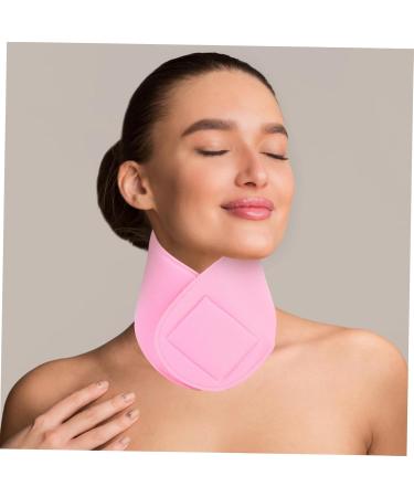 Cervical Fixation Tape Neck Gel Band - Anti-Wrinkle Neck Patch Moisturizing Pads for Neck Wrinkles - Pink 47x9.5cm | Shop Internationally - Buy Online on GoSupps.com