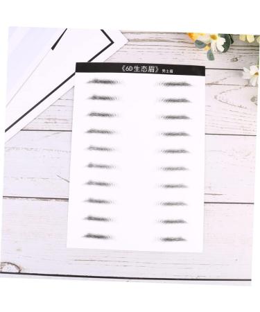 FRCOLOR 4 Sheets Pairs Waterproof Stickers Makeup Stickers Lazy Brow Sticker Tool 4d The Lazy Water-based - Buy Online on GoSupps.com