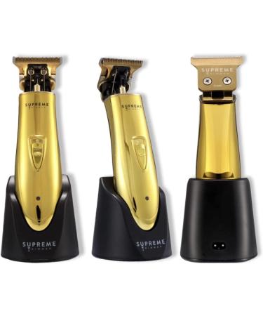 SUPREME TRIMMER ST5200 Professional Barber Hair Trimmer - Cordless Clipper for Men | Gold T-Shaper Beard and Hair Liner - Buy Online on GoSupps.com