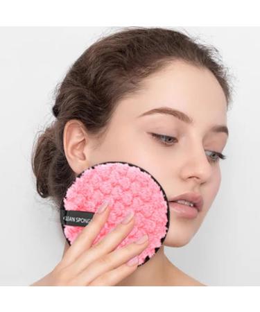 Buy Asymnm 6-Piece Washable Slaughtering Pads | Microfiber Reusable Makeup Sponges for Facial Cleaning - 11.5 cm 6 Colors - Buy Online on GoSupps.com