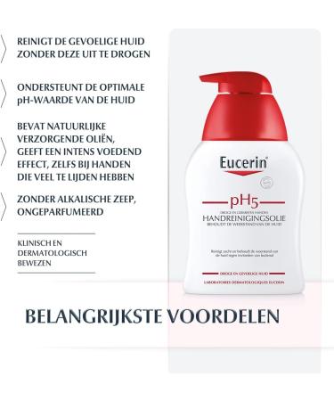 Eucerin pH5 Hand Cleansing Oil 250ml - Buy Online on GoSupps.com