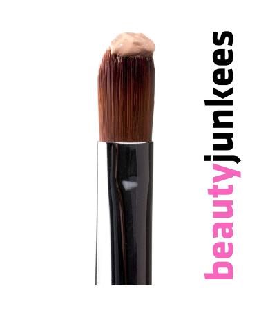 Flat Concealer Brush - Precision Makeup Tool for Eyes, Brows, and Eyelids | Synthetic Bristles for Blending Liquid, Cream, and Powder Products | Cruelty-Free - Buy Online on GoSupps.com