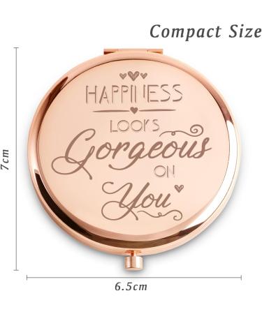 Personalized Compact Mirror: Unique Inspirational Gifts for Women - Mother's Day, Birthday, Friendship, Graduation - Buy Online on GoSupps.com
