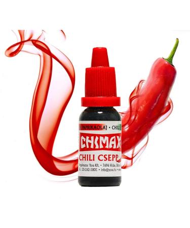 Yuva Kft Hungary CHIMAX HOT Paprika Oil with Chili Extract Extra hot without additives and preservatives with pipette from Hungary 2 pieces 2x13ml - Buy Online on GoSupps.com