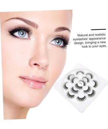 minkissy 2 Boxes 6d False Eyelashes Makeup Accessory False Eyelash Beauty Woman Beauty Eyelashes Fake Lashes Girl Makeup False Eyelash Lash Extension Accessories Wispy Lashes Chemical Fiber - Buy Online on GoSupps.com