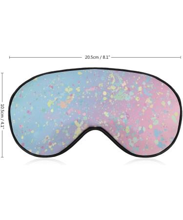 Fantasy Colorful Paint Splash Sleep Mask for Women | Adjustable Eye Shades with Elastic Strap - Shop Now - Buy Online on GoSupps.com